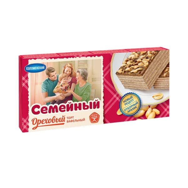 Торт семейный ореховый Коломенское 230г