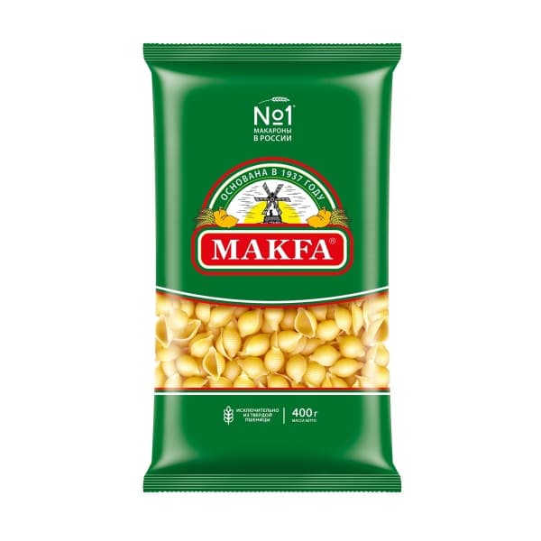 Макаронные изделия Ракушки Макфа 400г