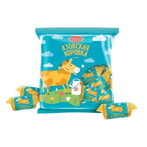 Конфеты молочные Азовская Коровка 300г