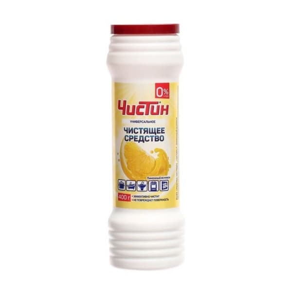 Порошок чистящий Чистин лимонный всплеск, 400г