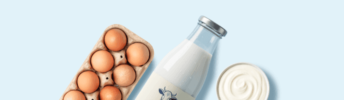 Молочные продукты и яйца