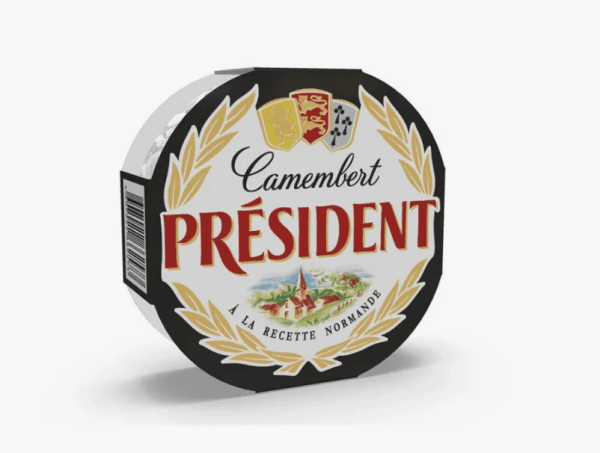 Сыр Камамбер мягкий с белой плесенью 45% PRESIDENT, 125гр 