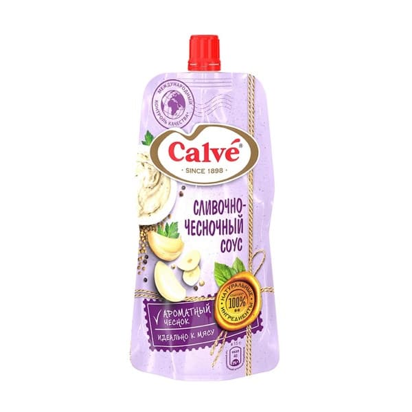 Соус Сливочно-чесночный Calve, 230г