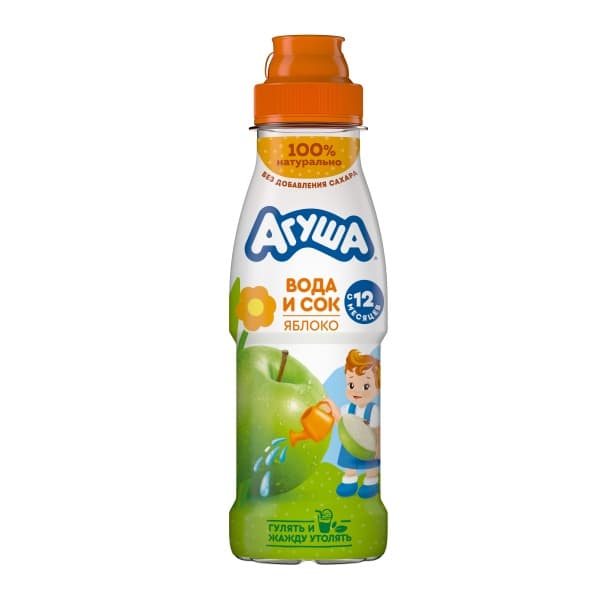 Напиток Сокосодержащий Яблоко Агуша 300мл