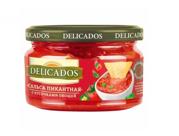 Соус овощной сальса пикантная DELICADOS, 200 г