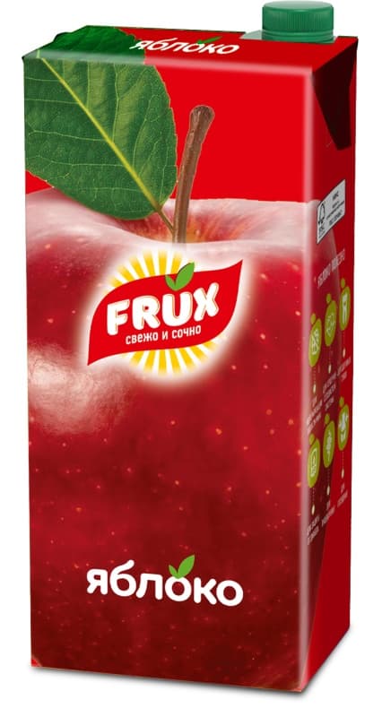 Напиток сокосодержащий яблоко Frux, 1л