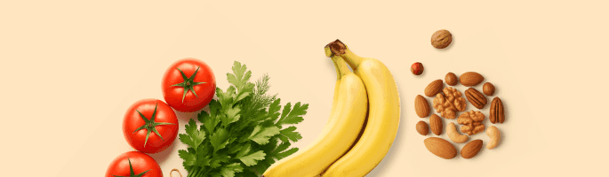 Фрукты, овощи и орехи