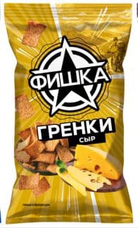 Гренки со вкусом сыра фишка 120гр