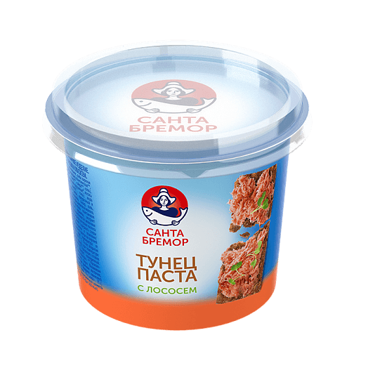 Паста с тунцом и лососем Санта Бремор 140гр