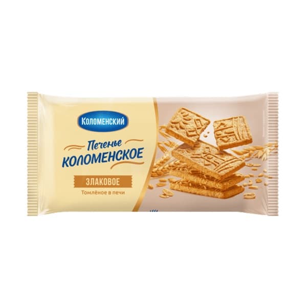 Печенье сахарное злаковое Коломенское 120г