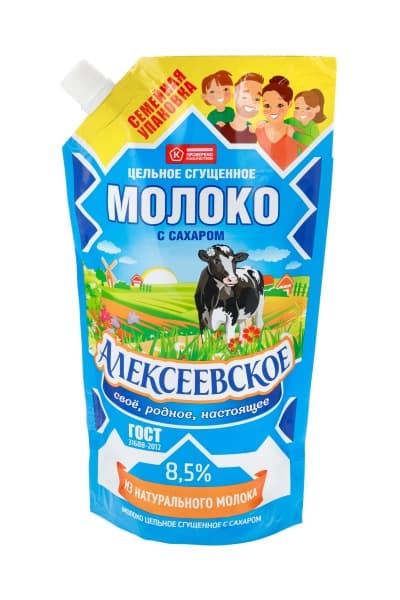 Сгущенное молоко 8,5% Алексеевское, 650 г