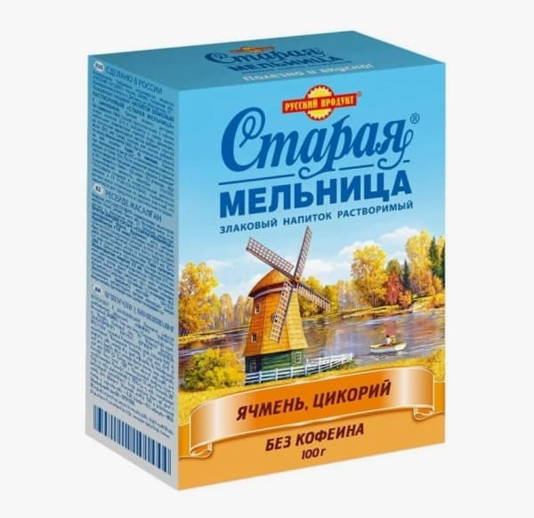 Напиток злаковый без кофеина ячменный, 100гр