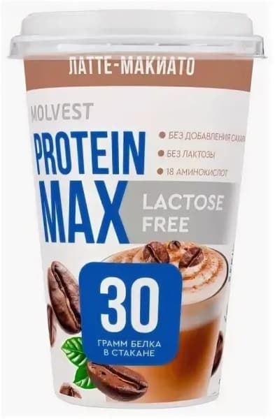 Protein max со вкусом латте-макиато Molvest, 240г стакан