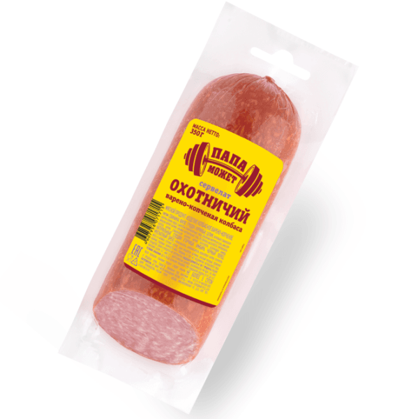 Сервелат Охотничий Папа Может, 350гр
