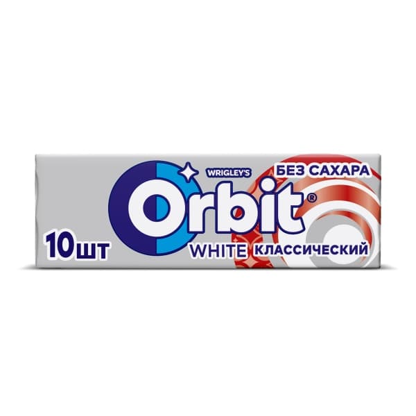Жевательная резинка классическая Orbit White 13,6г