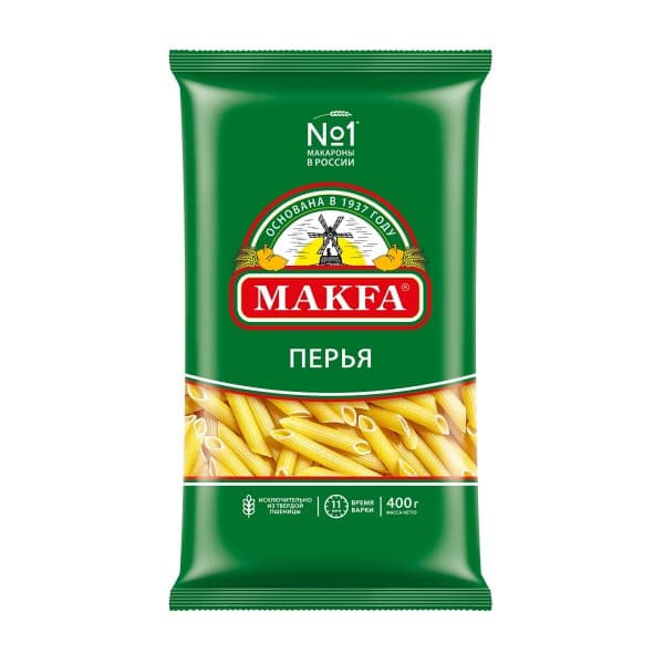 Макаронные изделия Перья Макфа 400г