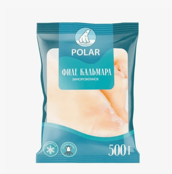 Кальмар филе замороженный Polar, 500гр