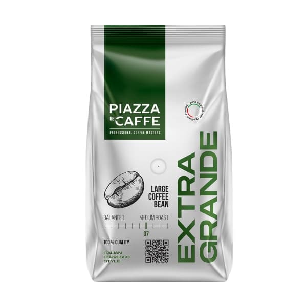 Кофе зерновой жареный Пьяцца дель кафе Экстра Гранде, 800г