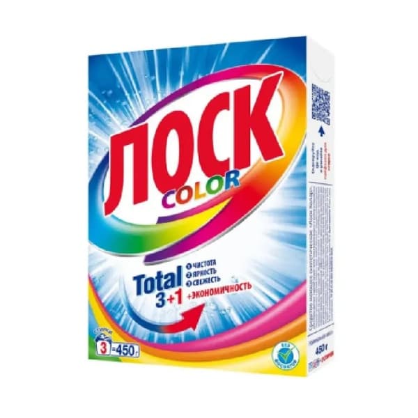 Порошок для стирки автомат колор Лоск, 450г
