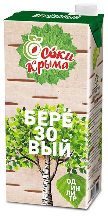 Напиток сокосодержащий березовый СОКИ КРЫМА, 1л 