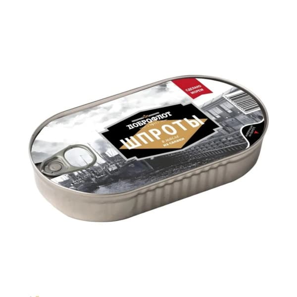 Шпроты в масле из салаки Доброфлот, 175г
