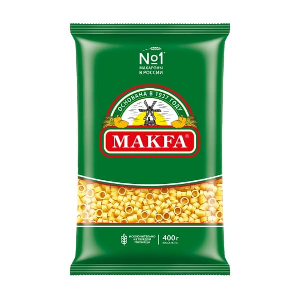Макаронные изделия Кольца  Макфа 400г