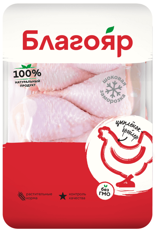 Голень куриная замороженная Благояр, вес