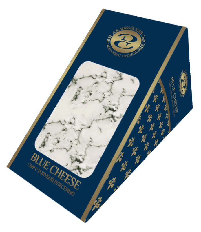 Сыр с голубой плесенью Blue cheese с массовой долей жира 50% Джанкойский сыр, 100 гр