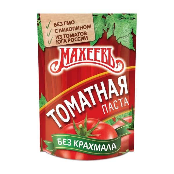 Томатная паста Домашняя МАХЕЕВЪ 70гр пакет