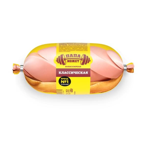Колбаса вареная Классическая Папа может, 400г