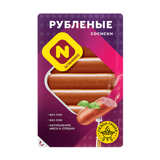 Сосиски Рубленые Останкино, 360гр