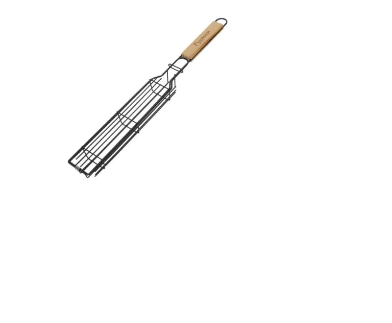 Решетка барбекю рукоятка дерево Гурман, хром
