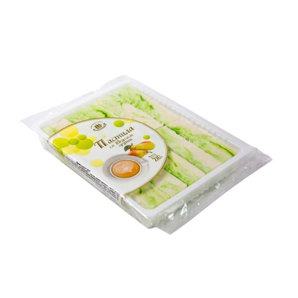 Пастила со вкусом Груши Мраморная 210г Кронштадская кондитерская фабрика