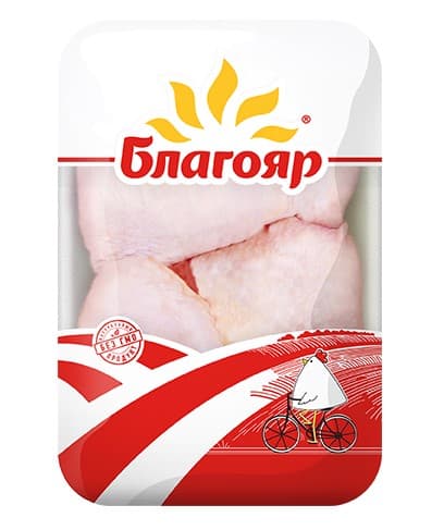 Бедро с хребтом охлаждённое Благояр лоток, вес