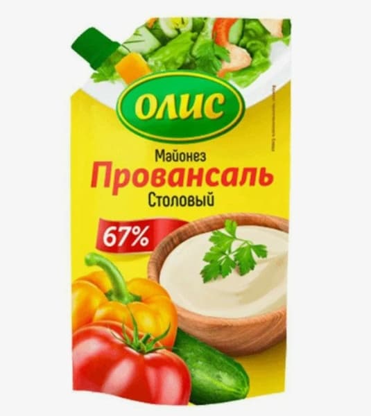 Майонез Провансаль столовый 67% ОЛИС, 350мл