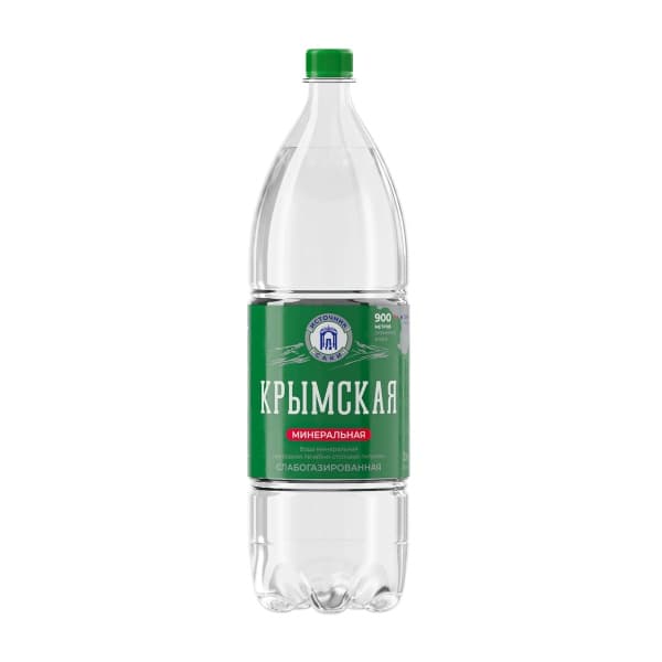 Вода минеральная слабогазированная Крымская 2,0л 