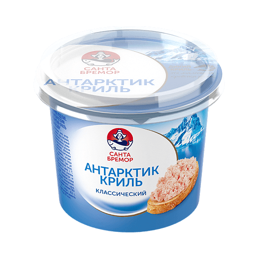 Паста из морепродуктов Антарктик-Криль классический Санта Бремор 150гр