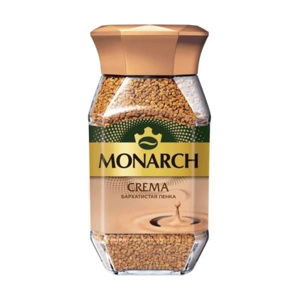 Кофе Jacobs MONARCH CREMA сублимированный 95г ст/б