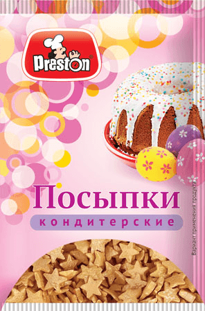 Посыпка Звезды золотые 7гр