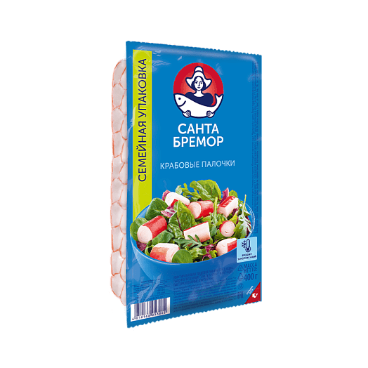 Крабовые палочки замороженные Санта Бремор 400гр 