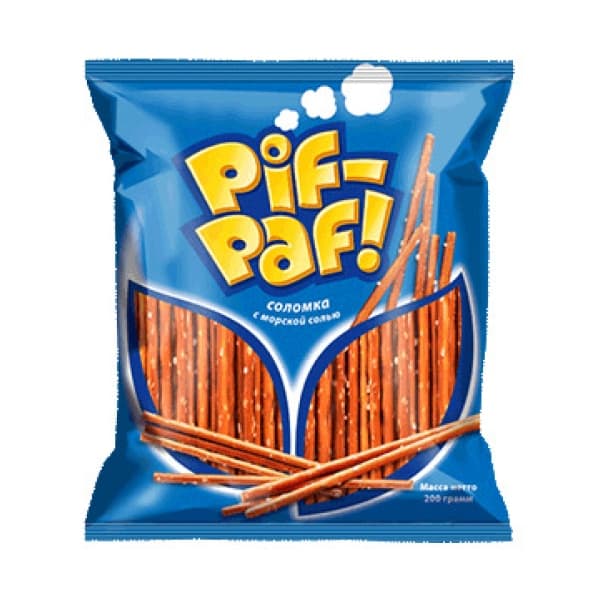 Соломка с морской солью Pif-Paf, 200г