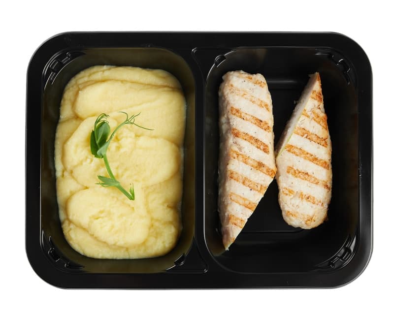 Люля-кебаб куриный с пюре картофельным, 230гр