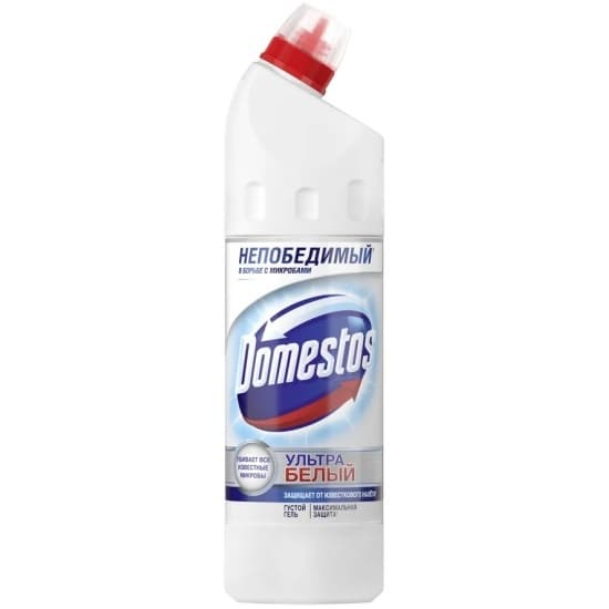Средство для туалета Domestos оксфорд юника ультра белый, 750мл