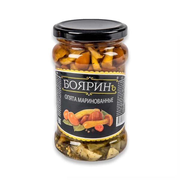 Опята маринованные Бояринъ, 314мл ст/б 