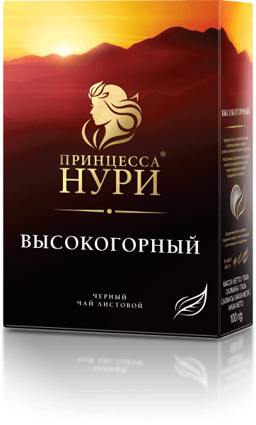 Чай черный листовой Принцесса НУРИ Высокогорный, 100г