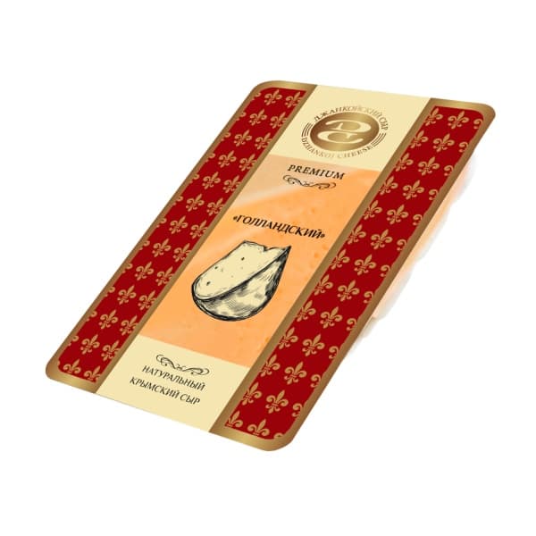 Сыр Голландский 45%  нарезка  Джанкойский сыр 150г