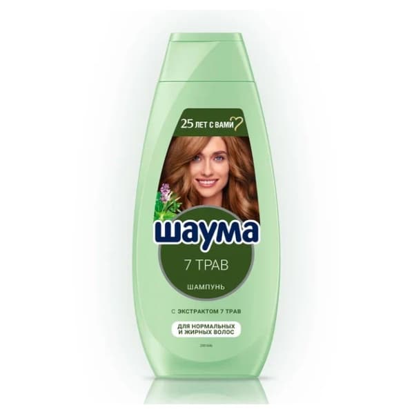 Шампунь для волос 7 Трав Шаума, 360мл