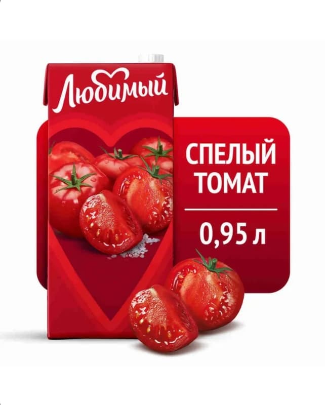 Нектар Томат с морской солью Любимый, 950 мл