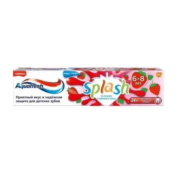 Зубная паста детская Aquafresh Splash со вкусом клубники и мяты, 50мл
