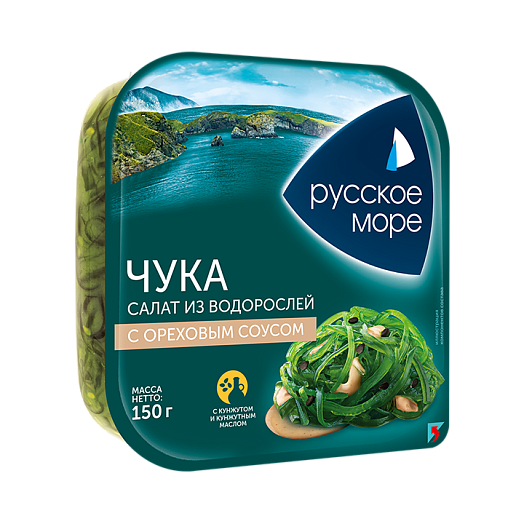 чука салат из водорослей в ореховом соусе